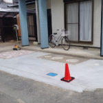 藤枝市・駐車スペースを拡張