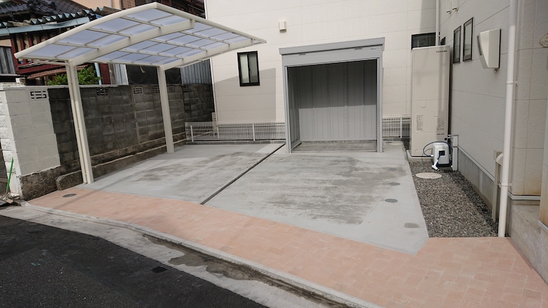 菊川市・駐車場のリフォーム